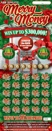 Arizona Lottery – Merry Money Promotion Game Period How to .